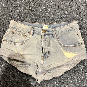 Billabong Light Blue Jean Shorts